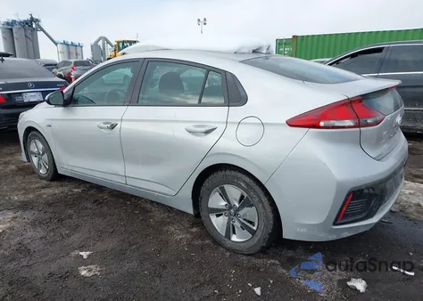 2019 Hyundai Ioniq Hybrid Blue from USA, damaged, VIN KMHC65LCXKU149568